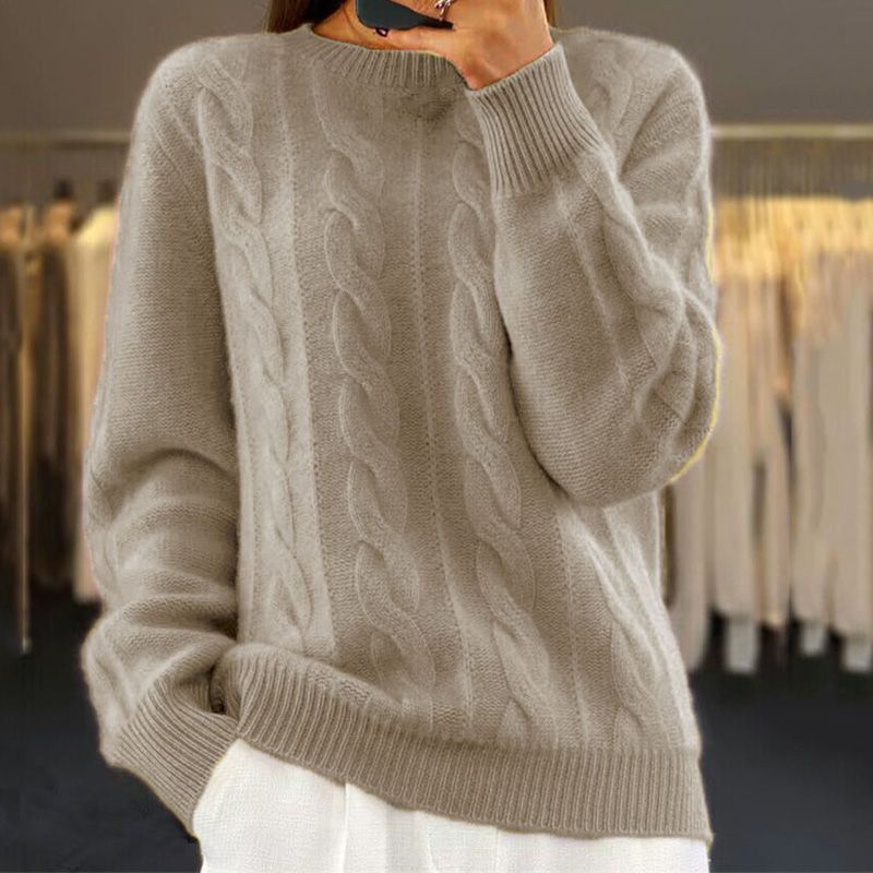 Nathalie - Hyggelig Strikket Sweater